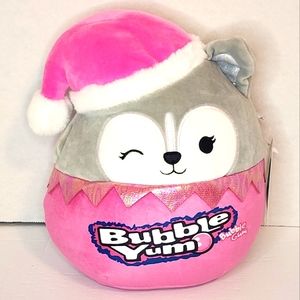 HEIDI 🐺 Pink Bubble Yum Husky Original Squishmallow by Kelly Toy ☆》NWT《☆